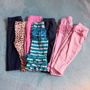 Lot of Baby Girl Pants 12m & 12-18m